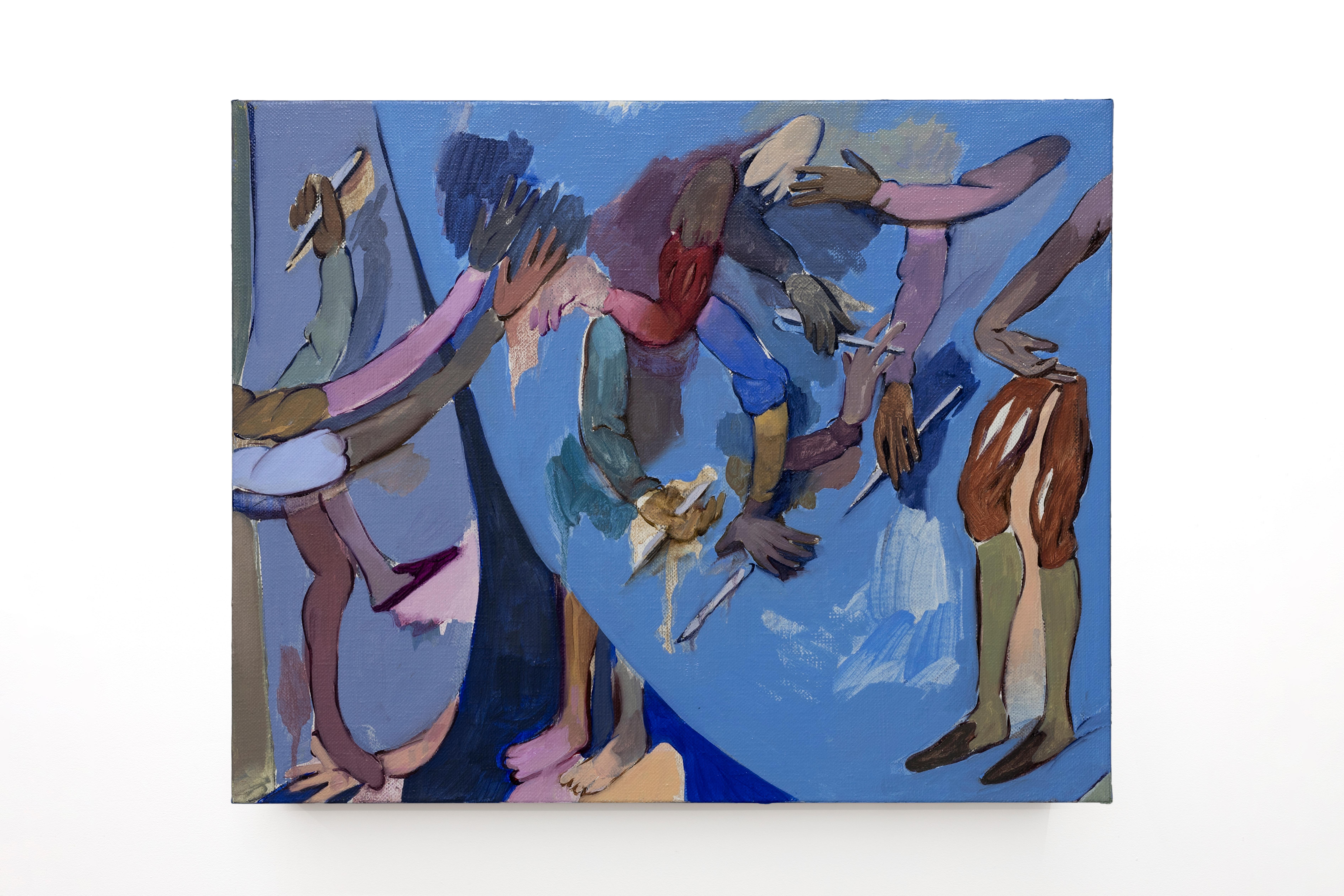Männer Figurative Gemälde