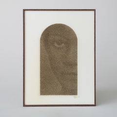 Portrait gravé au laser d'une esclave du XIXe siècle