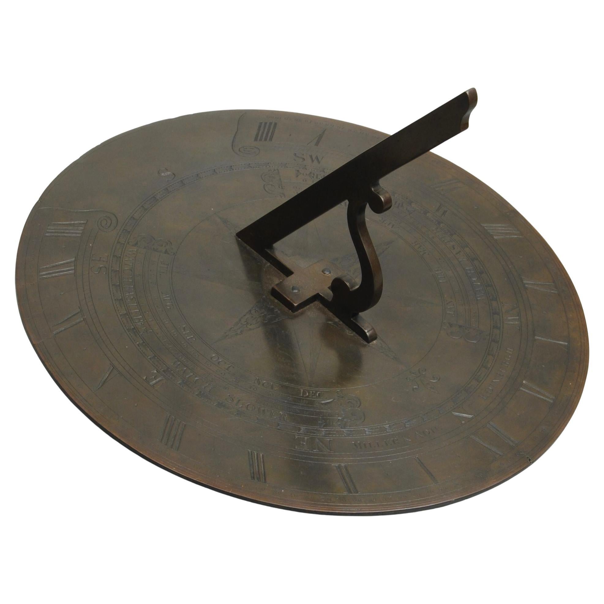 Sundial du 18ème siècle par Miller And Adie, Édimbourg en vente