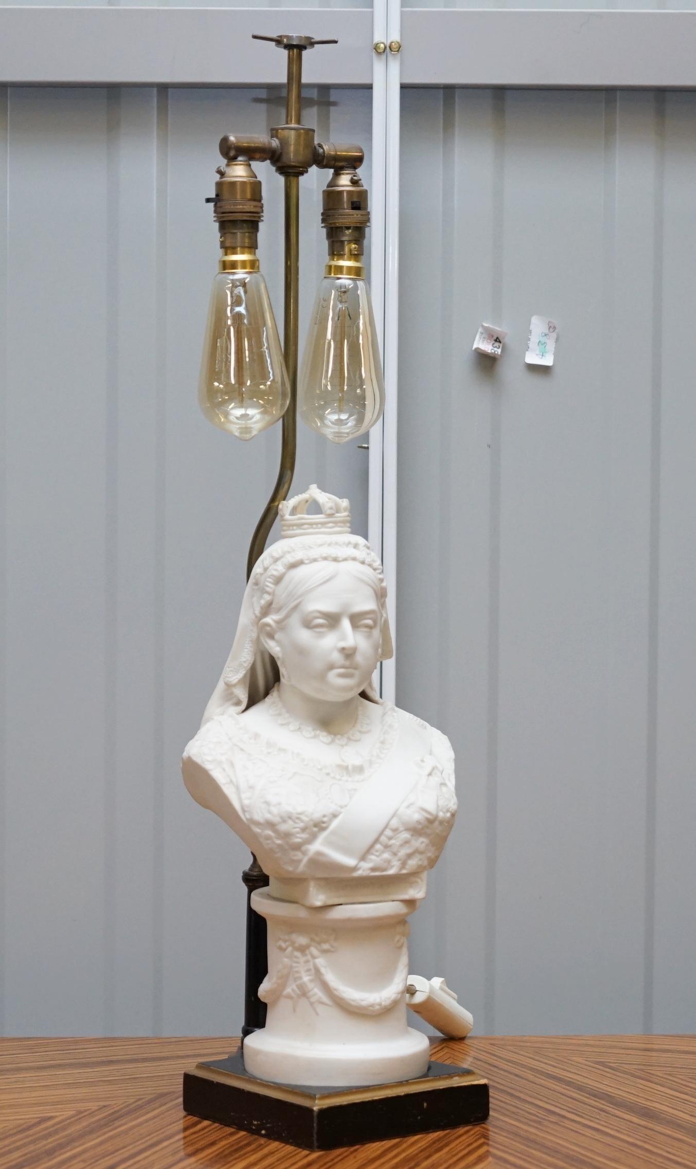 Wimbledon-Furniture

Wimbledon-Furniture is delighted to offer for sale this lovely 19th century Parian figured bust of Queen Victoria made into a table lamp

Please note the delivery fee listed is just a guide, it covers within the M25 only,