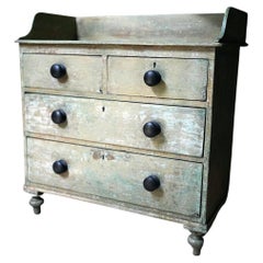 Good 19thC Painted Pine Chest of Drawers