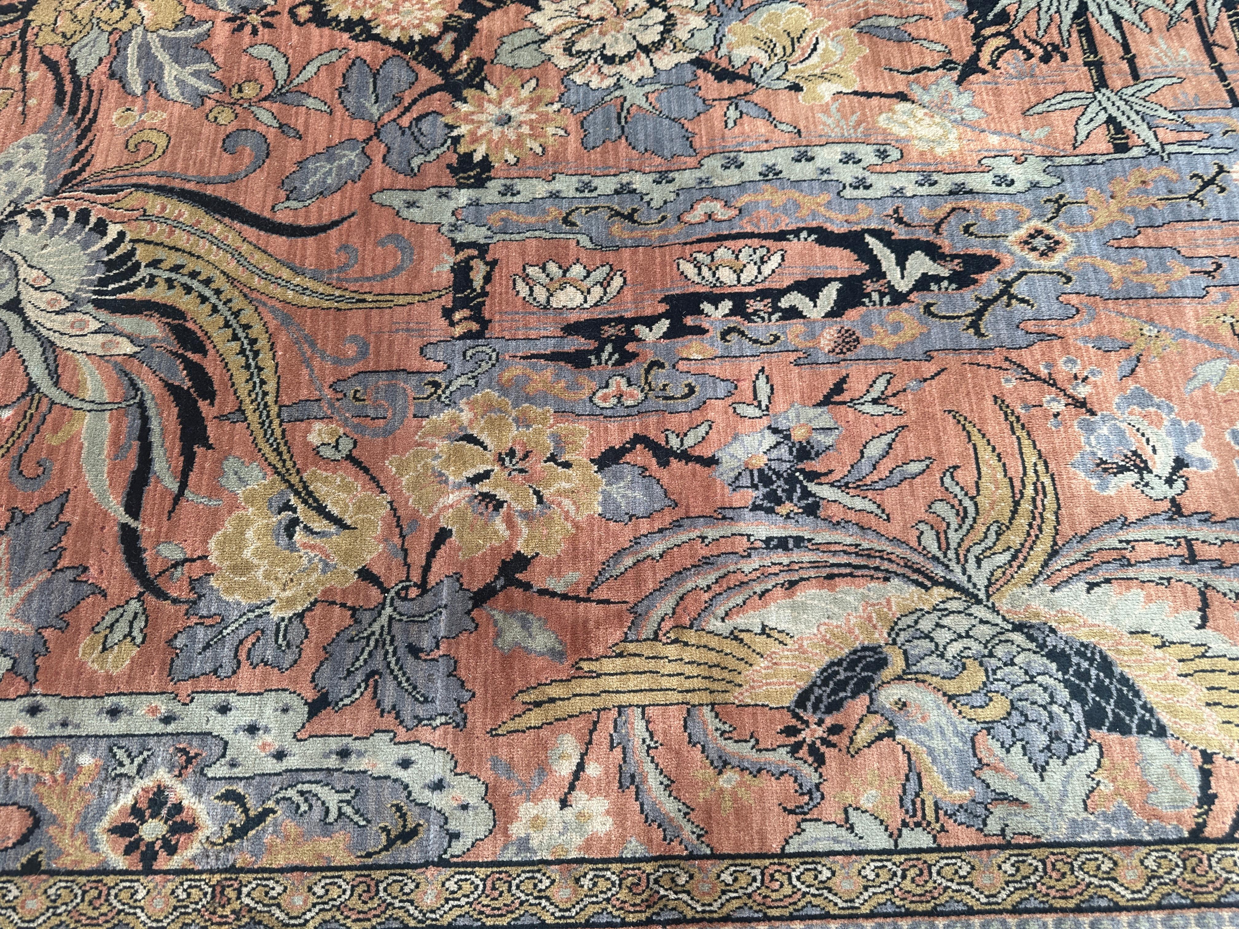 Arts and Crafts Buon tappeto antico anglo-persiano 
