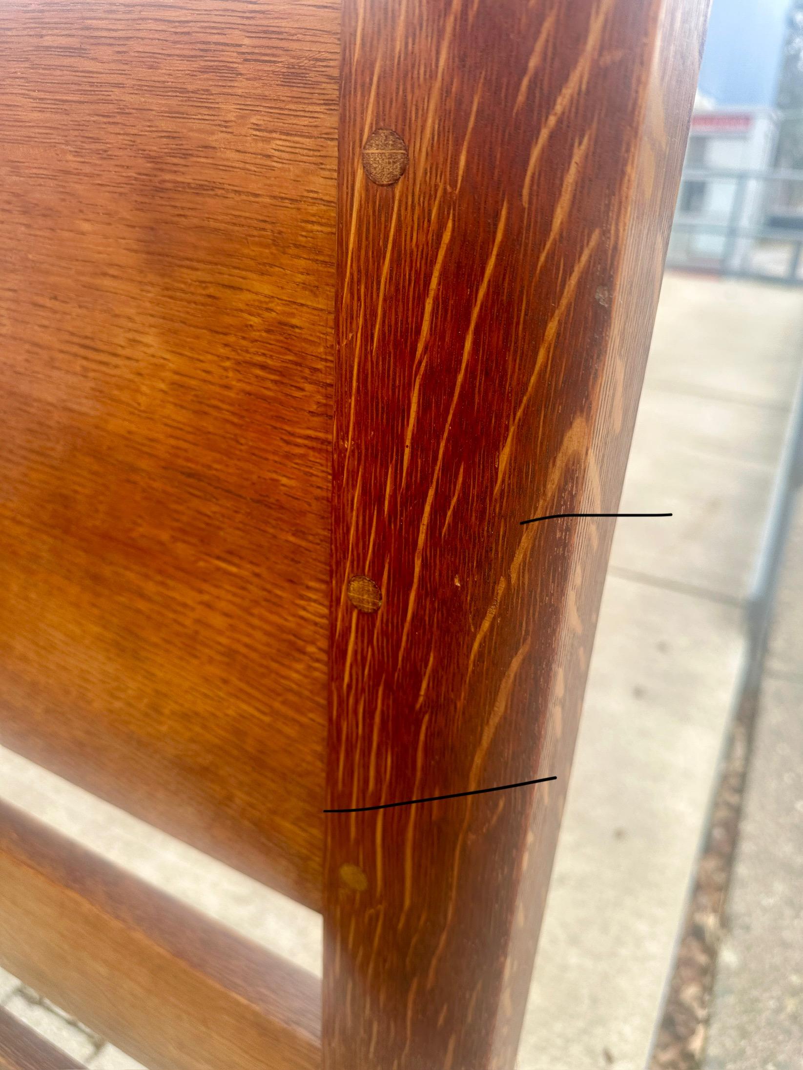 Good Antique Gustav Stickley Full Size Bed - W8120 For Sale 4