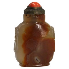 Bouteille à priser en agate chinoise