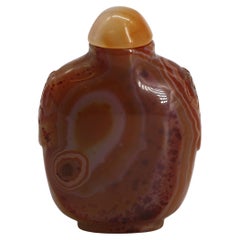 Bouteille à priser en agate chinoise