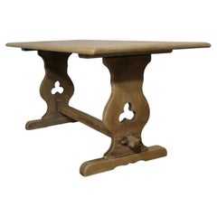 Used Good Farmhouse Coffee Table, Refectory Style in Golden Oak