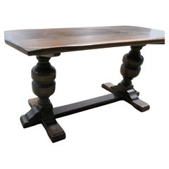 Good Farmhouse Oak Refectory Style Coffee Table   This is a very sturdy table