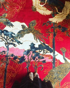 Good Fortune Hand Tufted Wool and Viscose Rug by Wendy Morrison