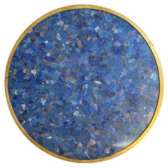 Good French Ormolu Mounted Circular Lapis Lazuli Table Top