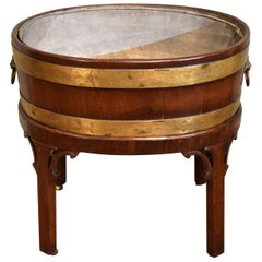 Good George III Oval Mahogany Wine Cooler