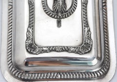 Good Georgian Style Silver Plate Covered Entrée Dish