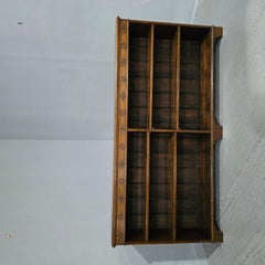 Good Mahogany Low Open Adjustable Bookcase