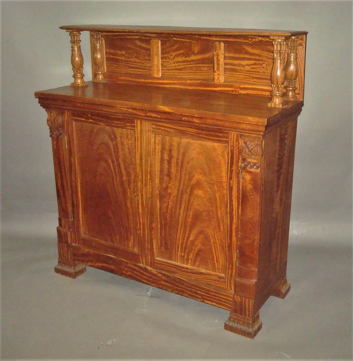Polished Good Mid-19th Century Anglo-Indian Solid Satinwood Chiffonier For Sale