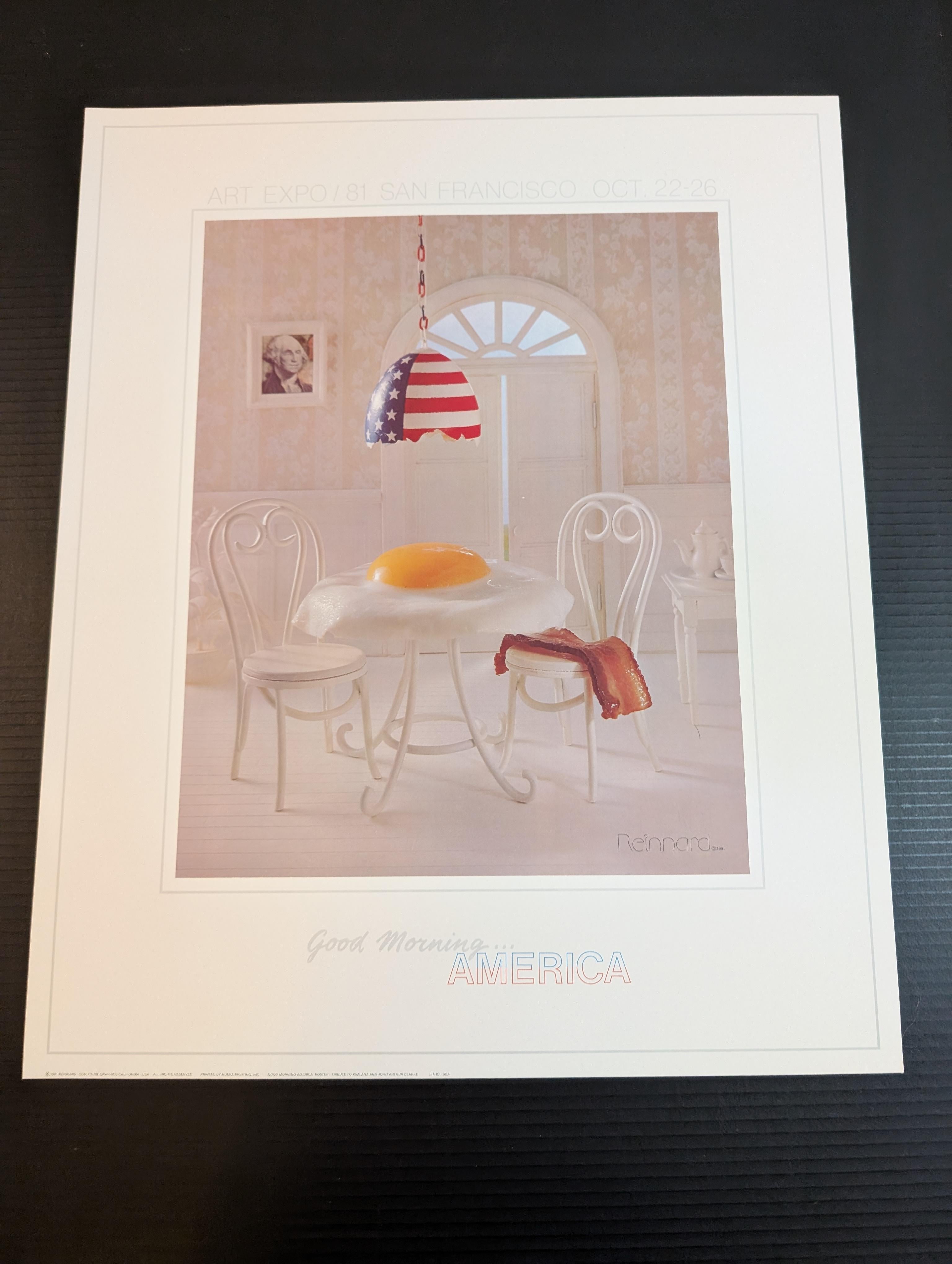 Cartel homenaje Good Morning America Estadounidense en venta