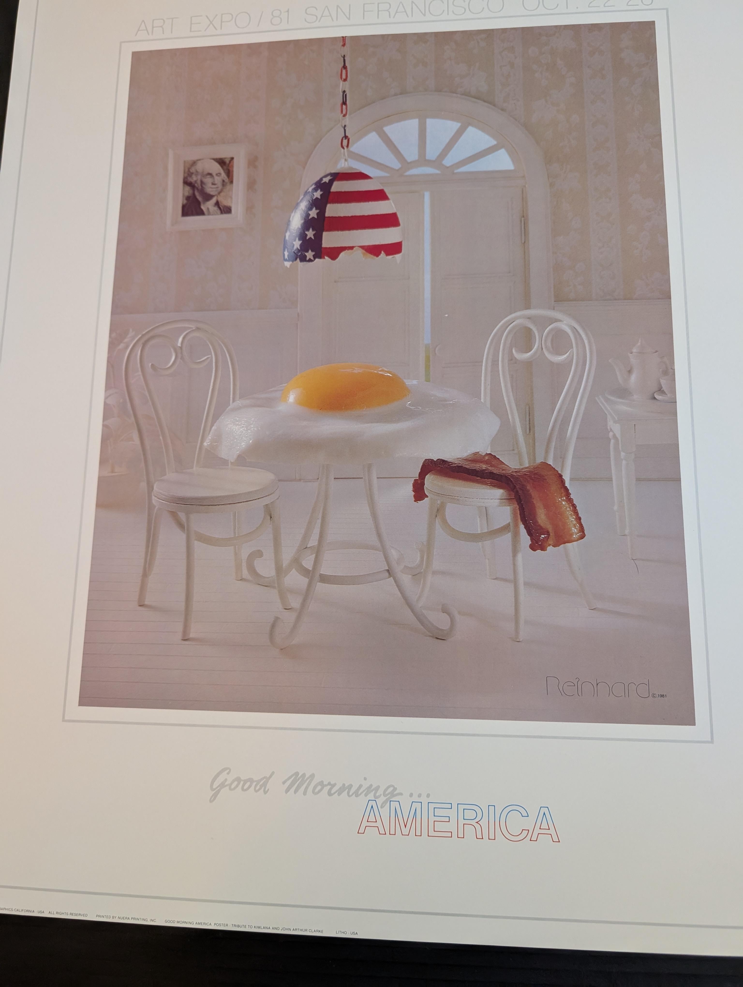 Cartel homenaje Good Morning America en venta 3