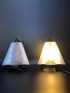 Ranc Frères Pair of Art Deco Night Lights