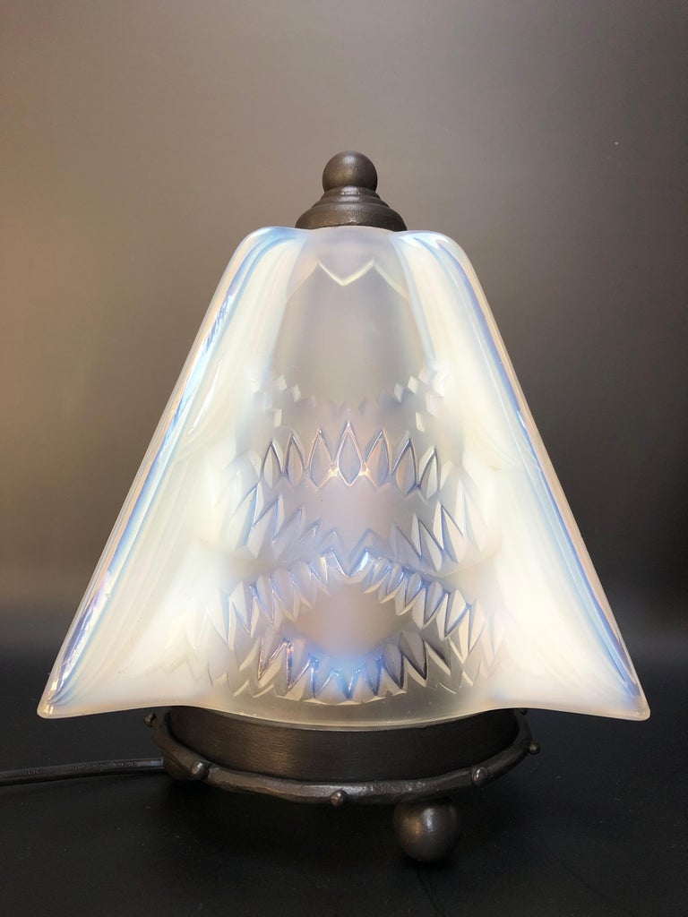 Ranc Frères Pair of Art Deco Night Lights For Sale at 1stDibs