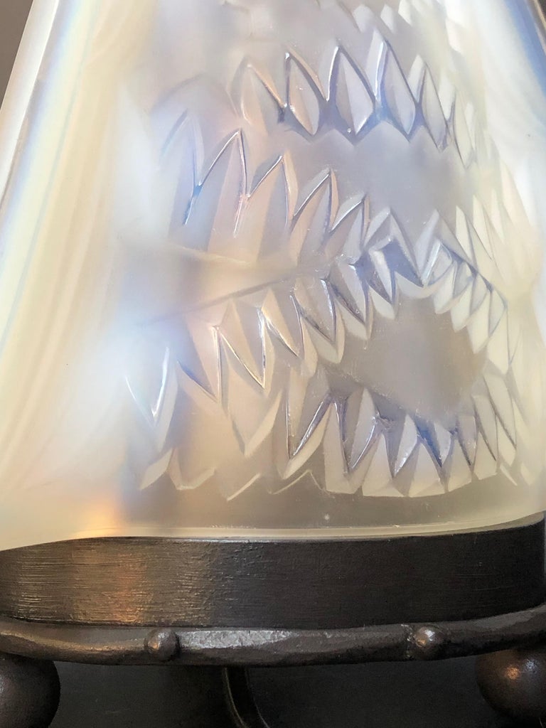 Ranc Frères Pair of Art Deco Night Lights For Sale at 1stDibs