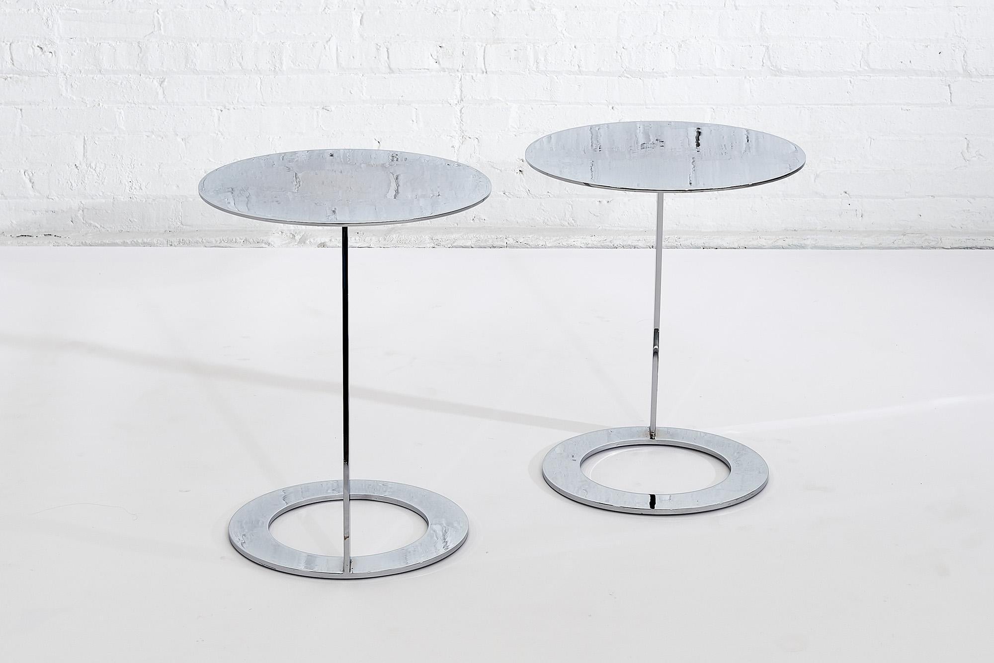 Post-Modern Good Morning Pedestal Tables Ligne Roset