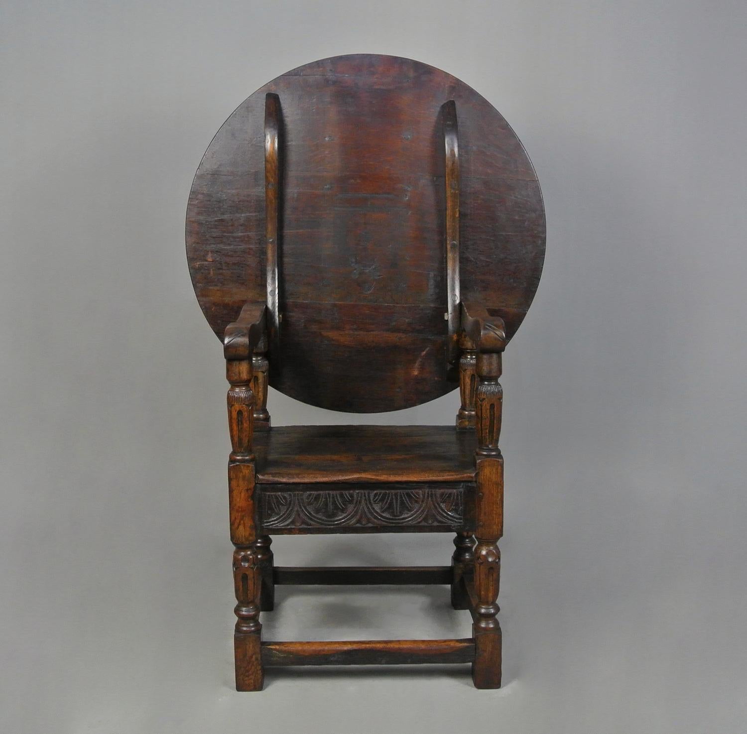 Good Oak Wainscot Chair Monk’s Table 1
