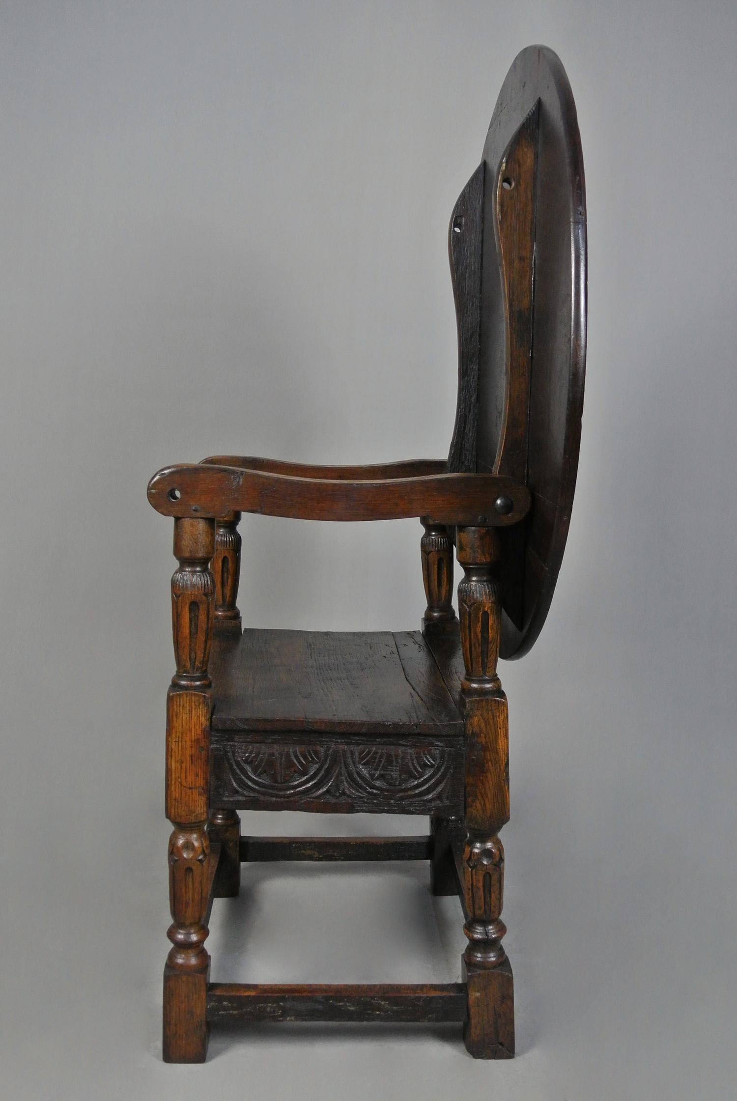 Good Oak Wainscot Chair Monk’s Table 3