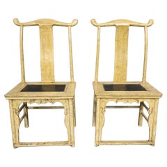 Good Pair Chinese Hall Chairs