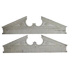 Good Pair of George III Painted Pine Neoclassical over Doors