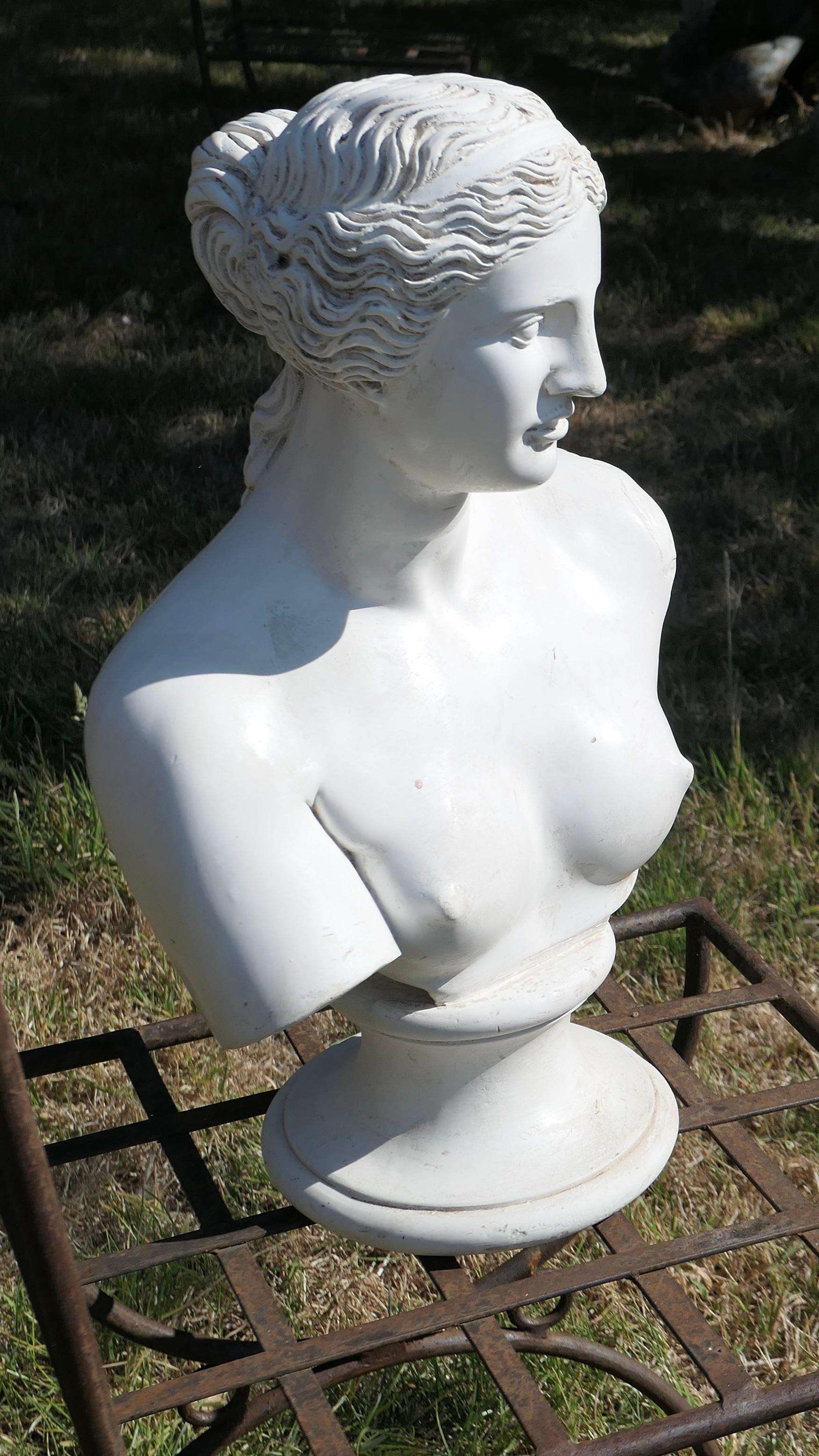 Good Plaster Bust of the Venus De Milo In Good Condition For Sale In Chillerton, Isle of Wight