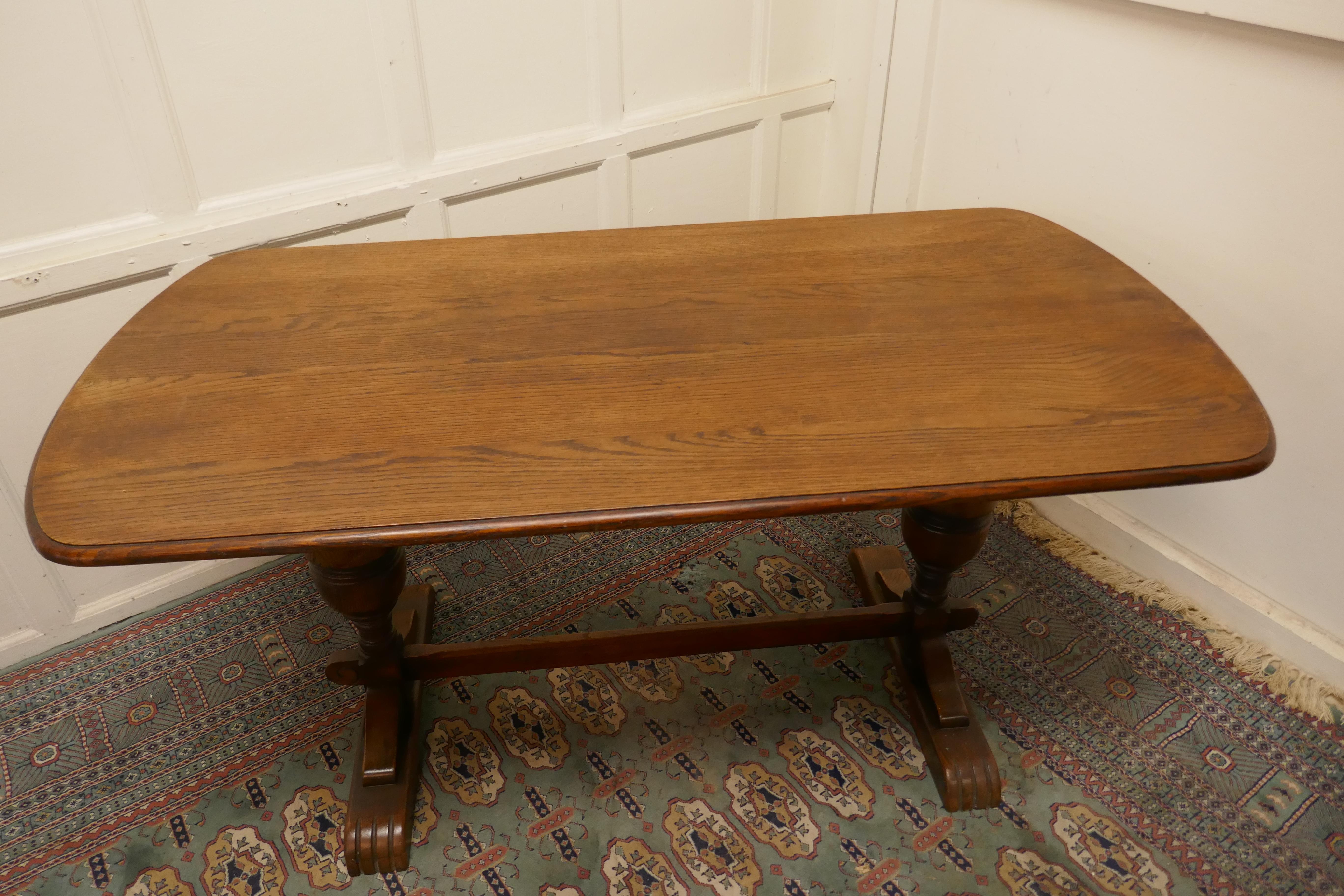 Country Good Quality Oak Refectory Dining Table