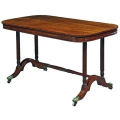 Antique Good Quality Regency Mahogany Centre or Library Table