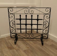 Good Quality Wrought Iron Fire Screen, Fire Guard
