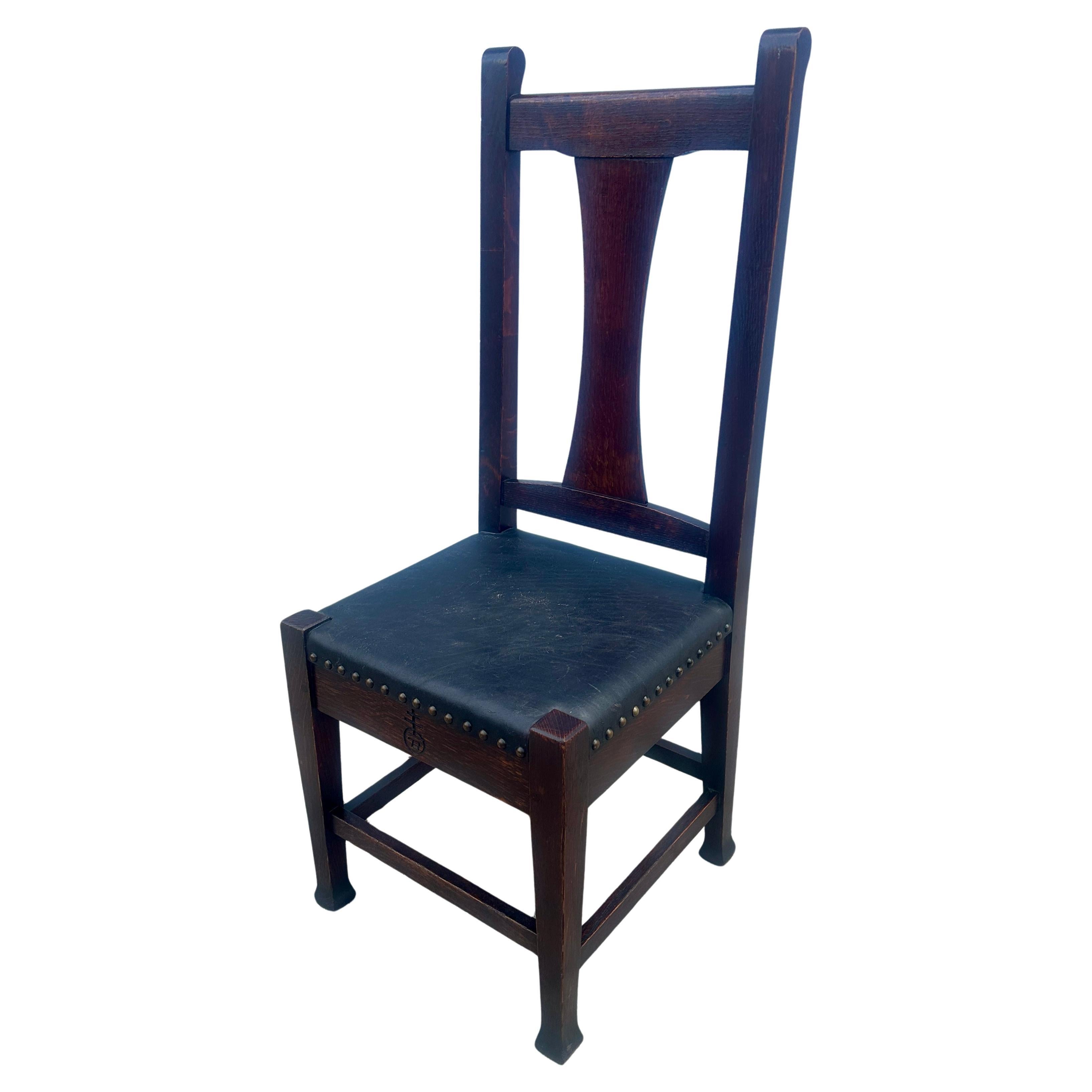 Guter "ROYCROFT" Beistellstuhl mit hoher Rückenlehne im Angebot