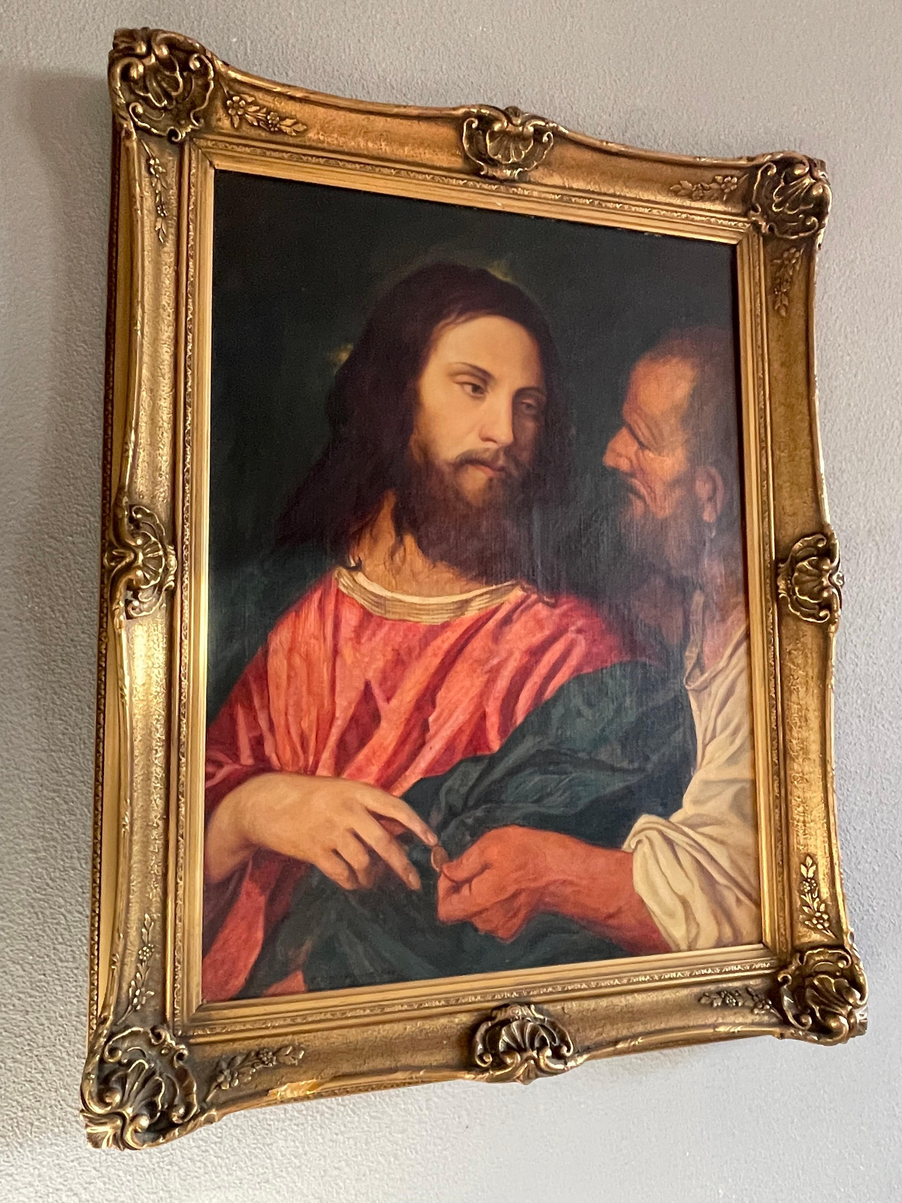 jesus and judas painting