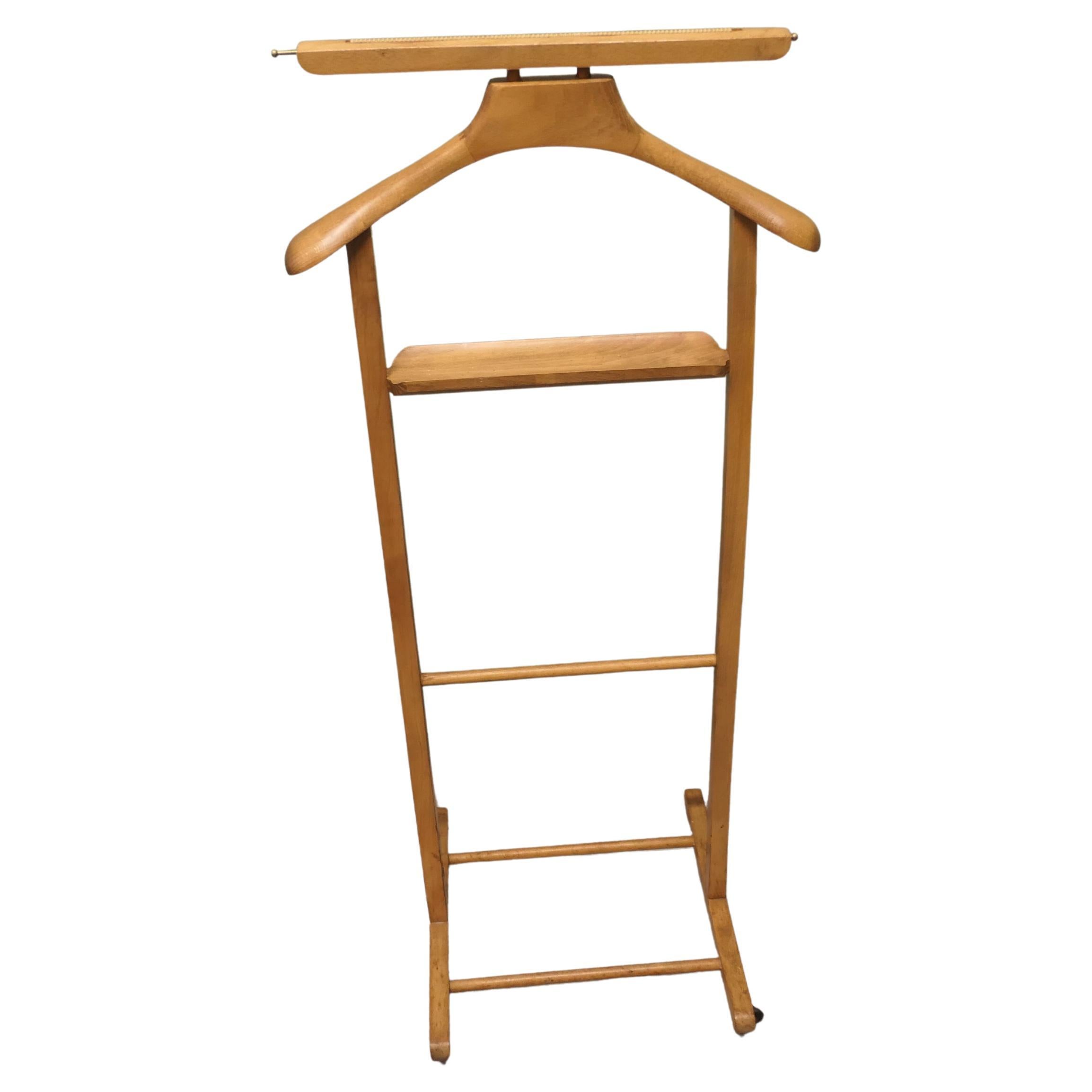 Good sturdy Art Deco Gentleman’s Floor Standing Valet or Suit Hanger For Sale