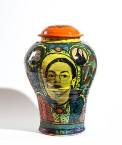 Good Trouble Sculpture in Glazed Ceramic by Roberto Lugo
