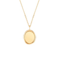 Good Vibes Locket 18k Solid Gold