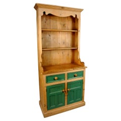 Antique Good Victorian Irish Pine Slim Dresser c. 1900