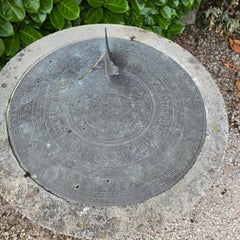 Good Vintage Well Weathered Sun Dial