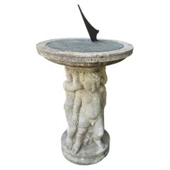 Good Vintage Well Weathered Sun Dial