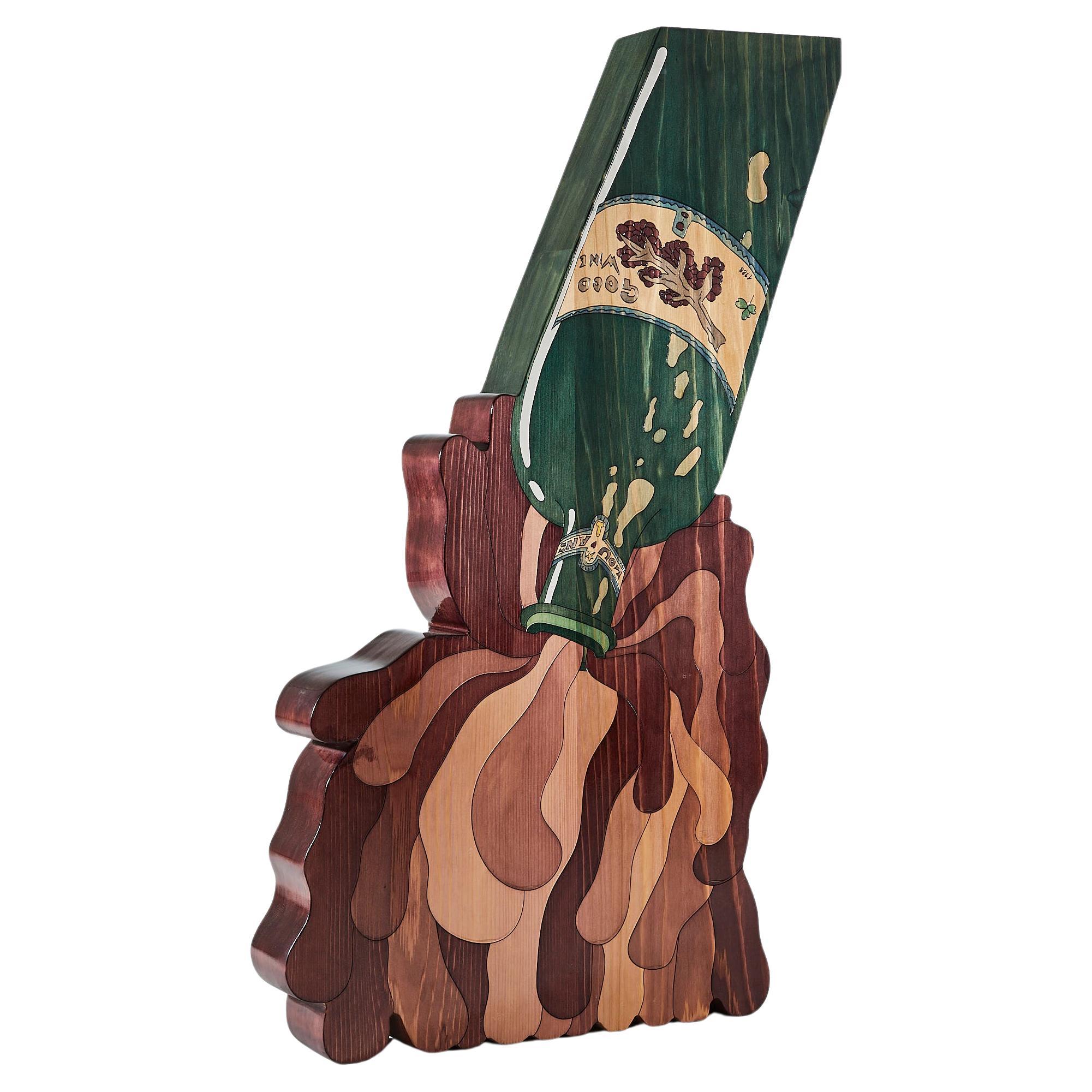 Good Wine Sculpture by Laurids Gallée