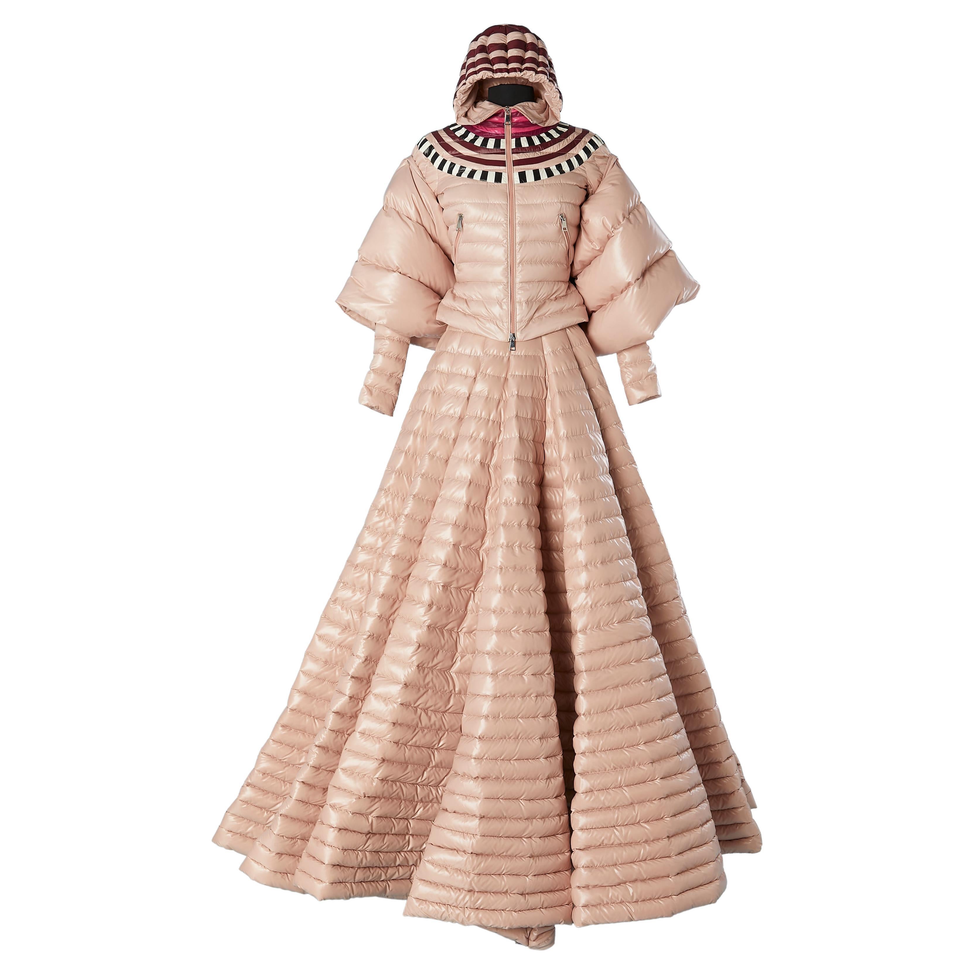 Goose down jacket, cape and crinoline skirt Moncler Genius by Pierpaolo Piccioli For Sale