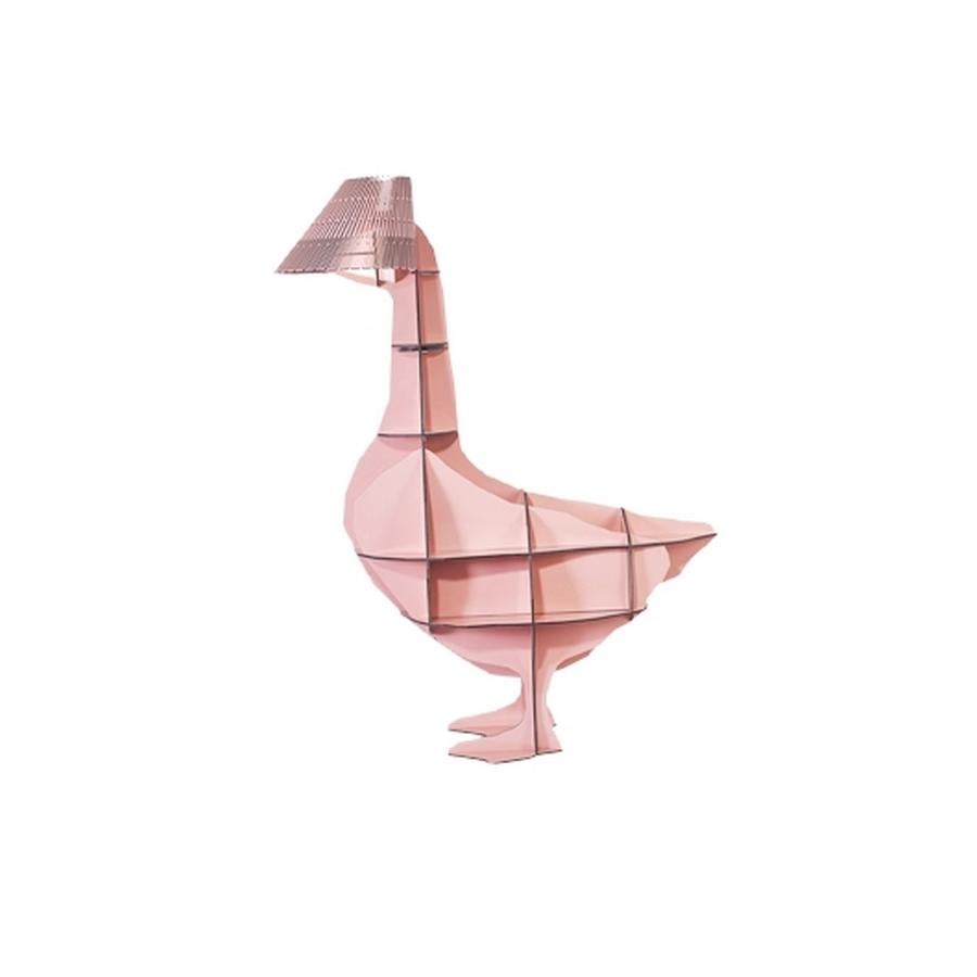 Goose, Pink Bedside Table Lamp with Pivoting Lampshade, Made in France In New Condition For Sale In Beverly Hills, CA