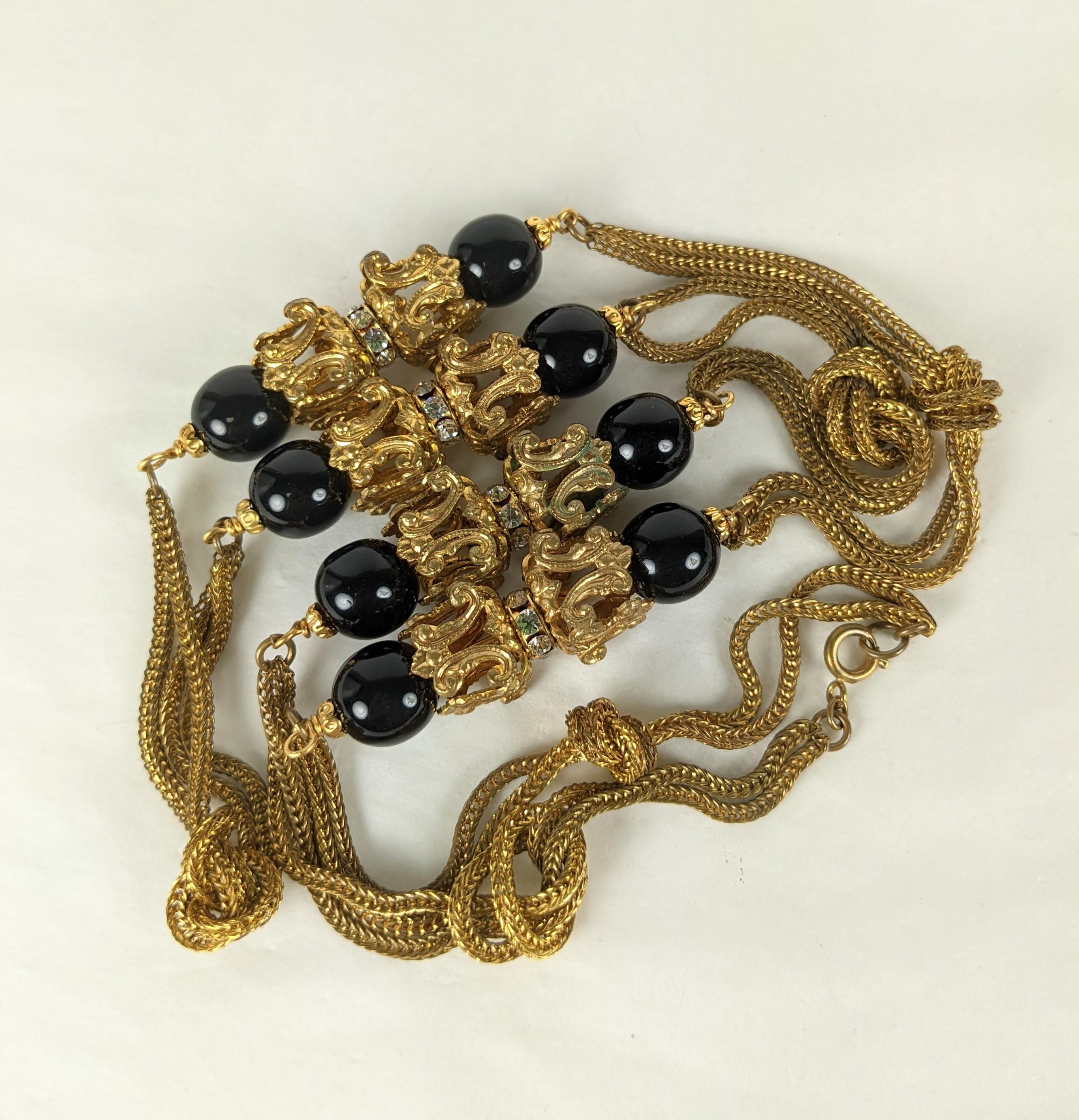Women's Goossens for Chanel Byzantine Sautoir Necklace For Sale