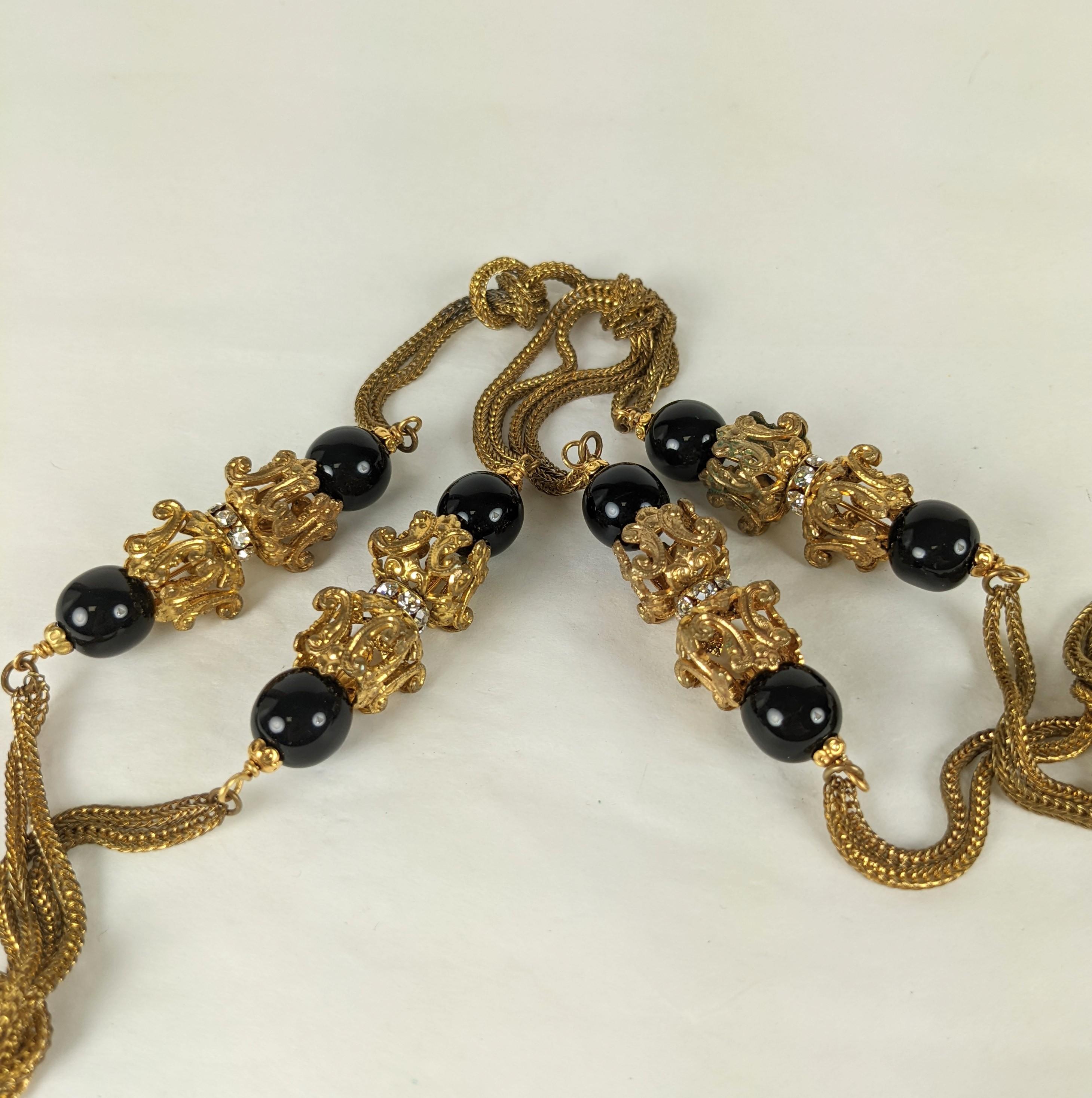 Goossens for Chanel Byzantine Sautoir Necklace For Sale 1