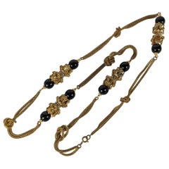 Goossens per Chanel Collana Sautoir Bizantina