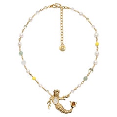 Goossens Mermaid Pendant Necklace, Lagune Collection Summer 2026