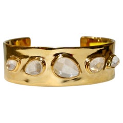 Goossens Paris 5 Cabochons Rock Crystal Cuff