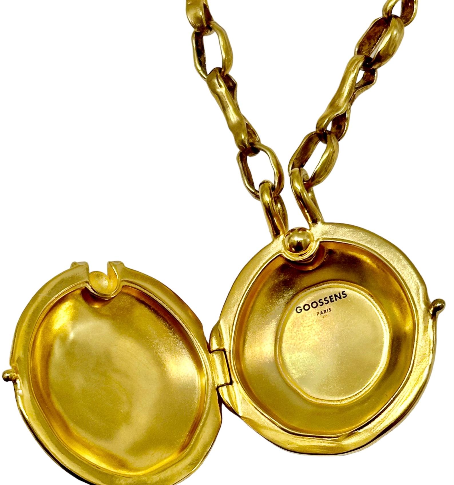Goossens Paris Boucle Cocktail Secret Box Halskette für Damen oder Herren im Angebot