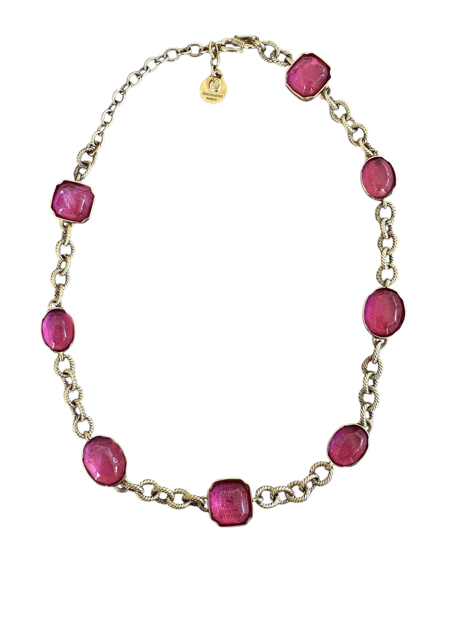 Goossens Paris - Girocollo con cabochon in vendita 6
