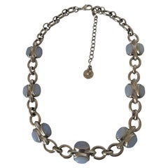 Goossens Paris Chalcedony and Ruthenium Necklace